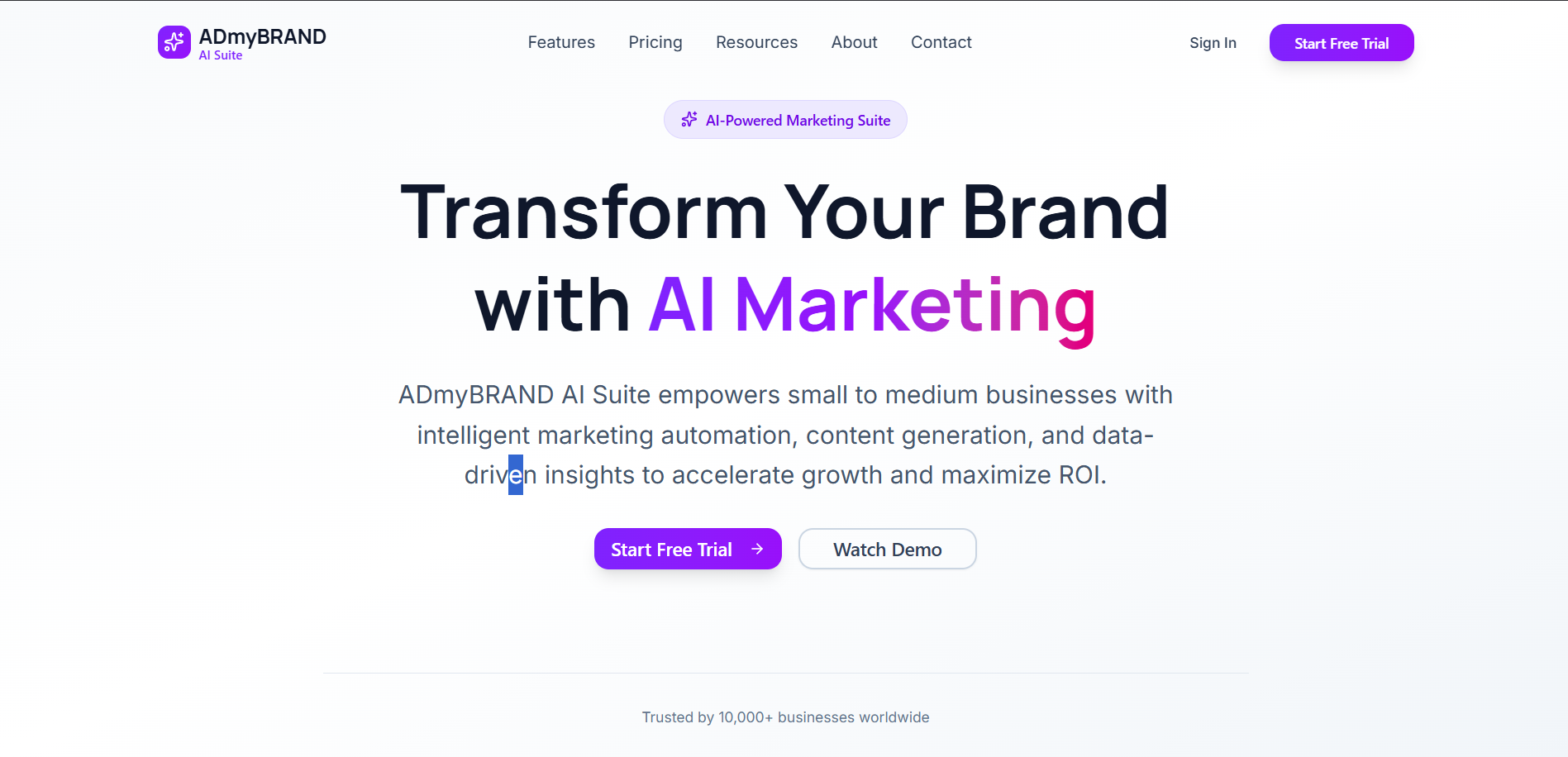 ADmyBRAND AI Suite